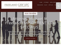 MICHAEL FREELAND website screenshot