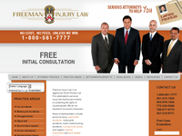 DEAN FREEMAN website screenshot