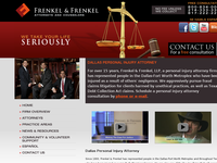 SCOTT FRENKEL website screenshot