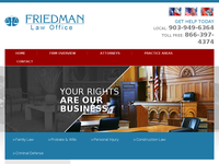 ERROL FRIEDMAN website screenshot