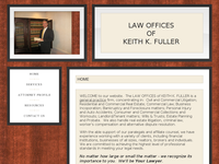 KEITH FULLER website screenshot