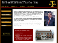 VANCE FUNK IV website screenshot