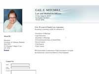 GAIL MITCHELL website screenshot