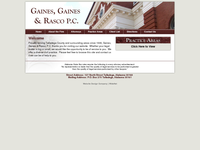 CHARLES GAINES website screenshot