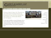 H MICHAEL GAINEY website screenshot