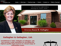 KAREN GALLAGHER website screenshot