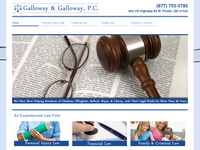 R BRANDON GALLOWAY website screenshot