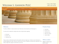 WILLIAM GANNON website screenshot