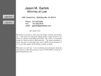 JASON GARLICK website screenshot