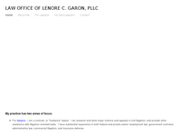 LENORE GARON website screenshot