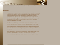 GARRY TETALMAN website screenshot