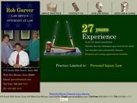 ROBERT GARVER website screenshot
