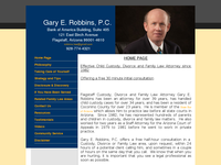 GARY ROBBINS website screenshot