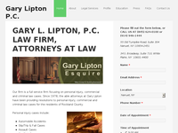 GARY LIPTON website screenshot