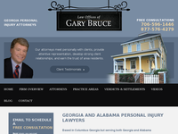 GARY BRUCE website screenshot