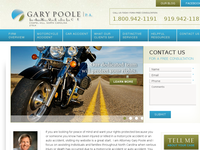 GARY POOLE website screenshot