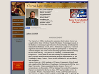 ANTONY GARZA website screenshot