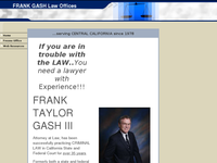 FRANK GASH III website screenshot