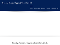 THOMAS GAUDRY JR website screenshot