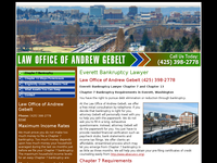 ANDREW GEBELT website screenshot