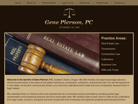 GENE PIERSON website screenshot