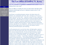 GEOFFREY KARNY website screenshot