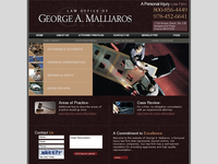 GEORGE MALLIAROS website screenshot