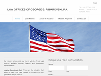 GEORGE RIBAROVSKI website screenshot