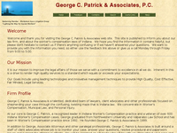 GEORGE PATRICK website screenshot