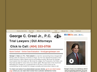 GEORGE CREALJR website screenshot