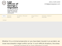 GEORGE GIGARJIAN website screenshot