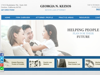 GEORGIA KEZIOS website screenshot