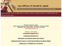 GERALD SPALA website screenshot