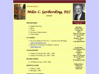 MILES GERBERDING website screenshot