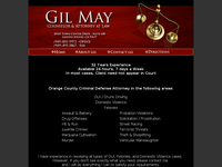 GIL MAY website screenshot