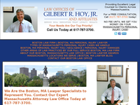 GILBERT HOY JR website screenshot