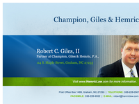ROBERT GILES II website screenshot
