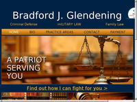 BRADFORD GLENDENING website screenshot