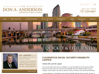 DONALD ANDERSON website screenshot