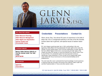 GLENN JARVIS website screenshot