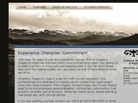 GREG GODDARD website screenshot