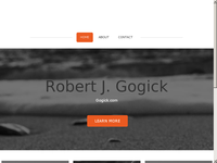 ROBERT GOGICK website screenshot