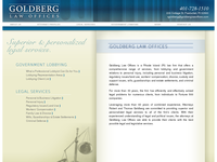 ROBERT GOLDBERG website screenshot