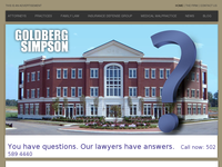 FRED GOLDBERG website screenshot