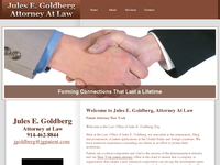 JULES GOLDBERG website screenshot