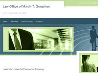 MARTIN GONSALVES website screenshot