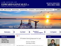 EDWARD GONZALEZ website screenshot