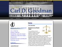 CARL GOODMAN website screenshot