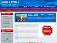 HOWARD GOODMAN website screenshot