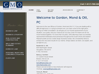 BARRY GORDON website screenshot
